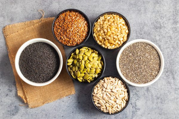 benefits of daily consumption of chia and flax seeds