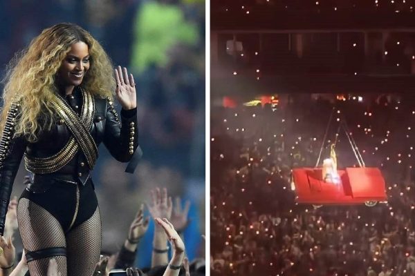 Beyonce on the Brink of Disaster: Nearly Falls from Hanging Car at Houston Concert!