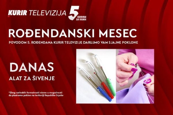 Praktičan poklon za domaćice i domaćine: alat za šivanje uz Kurir