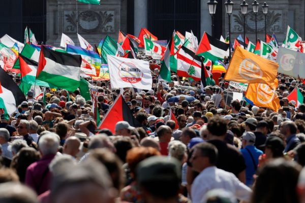 Mass Demonstrations in Italy Against the Gaza War