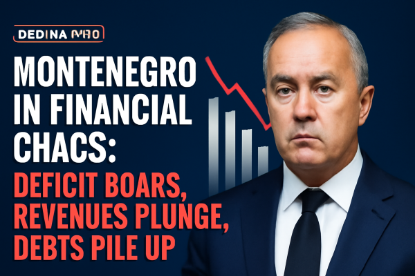 Crna Gora u financijskom kaosu: Deficit raste, prihodi tonu, a dugovi se gomilaju!